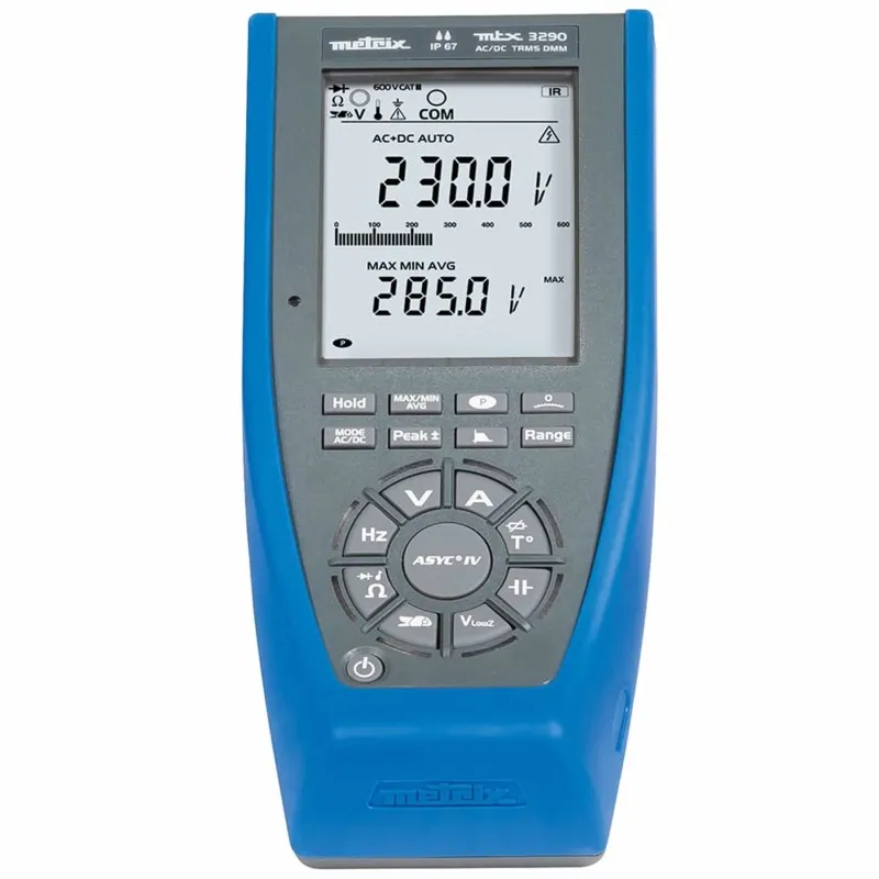 Chauvin Arnoux MTX 3290 [MTX3290] 20A AC / 20A DC, 600V AC Metrix True RMS Handheld Digital Multimeter