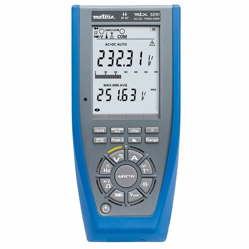 Chauvin Arnoux MTX 3291 [MTX3291] 20A AC / 20A DC, 1000V AC Metrix True RMS Handheld Digital Multimeter