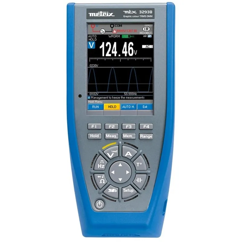 Chauvin Arnoux Metrix MTX 3293B-BT [MTX3293B-BT] Color Chart Recorder Digital Multimeter w/ Bluetooth