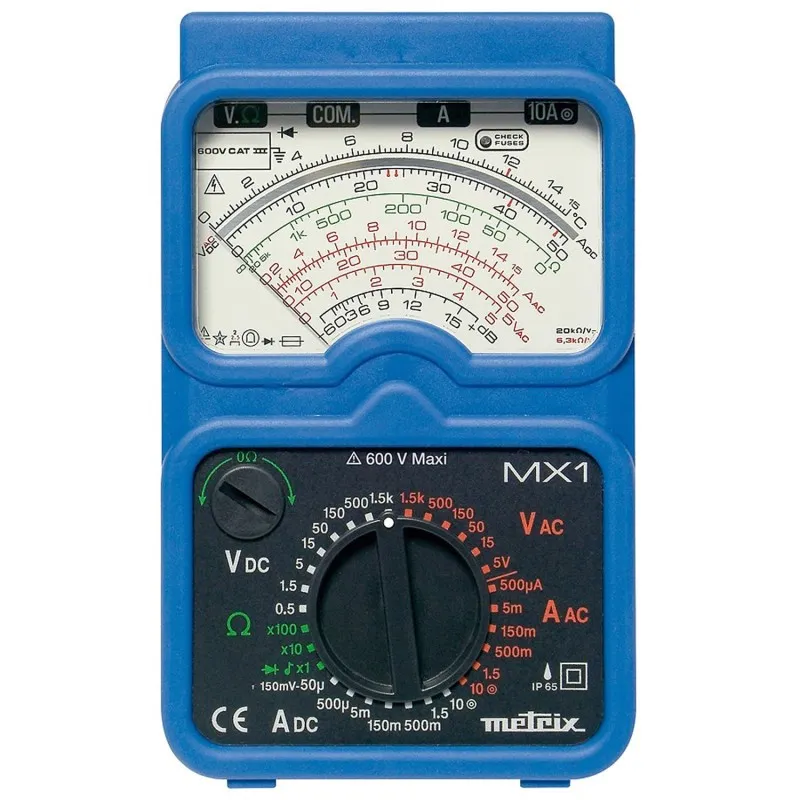 Chauvin Arnoux Metrix MX 1 [MX0001-M] Handheld Analogue Multimeter w/ Carrying Case