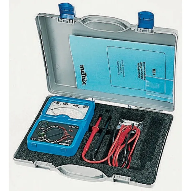 Chauvin Arnoux Metrix MX 1 [MX0001-M] Handheld Analogue Multimeter w/ Carrying Case
