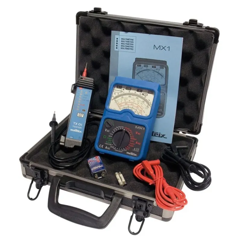 Chauvin Arnoux Metrix MX 1 [MX0001-T] Handheld Analogue Multimeter Kit