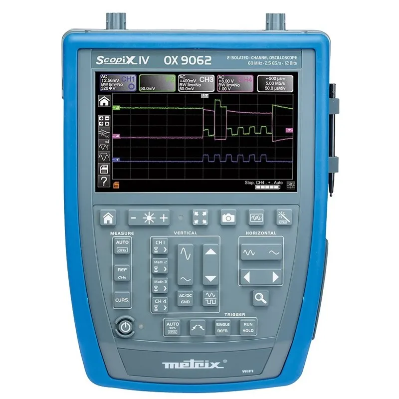 Chauvin Arnoux Scopix IV [OX 9062] 2-Ch, 100 MHz Metrix Handheld Digital Storage Oscilloscope