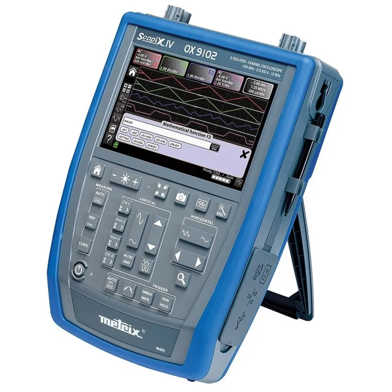 Chauvin Arnoux Scopix IV [OX 9102] 2-Ch, 100 MHz Metrix Handheld Digital Storage Oscilloscope