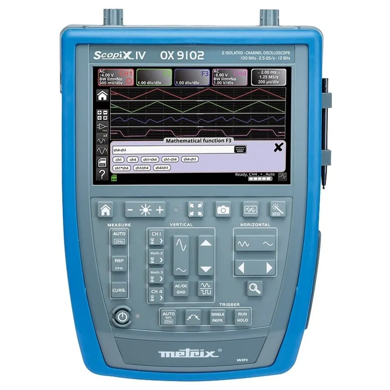 Chauvin Arnoux Scopix IV [OX 9102] 2-Ch, 100 MHz Metrix Handheld Digital Storage Oscilloscope
