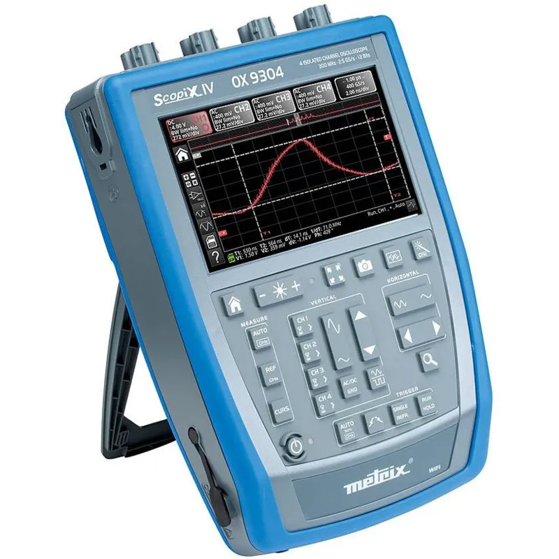 Chauvin Arnoux Scopix IV [OX 9304] 4-Ch, 300 MHz Metrix Handheld Digital Storage Oscilloscope