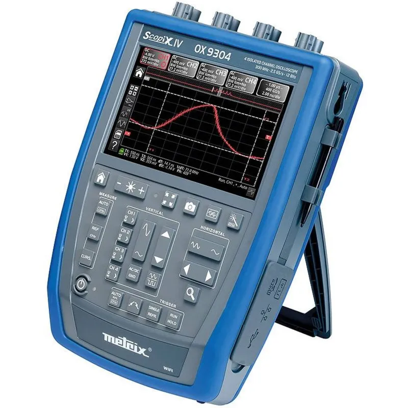 Chauvin Arnoux Scopix IV [OX 9304] 4-Ch, 300 MHz Metrix Handheld Digital Storage Oscilloscope