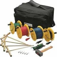 Chauvin Arnoux P01102025 Earth and Resistivity Kit, 150m