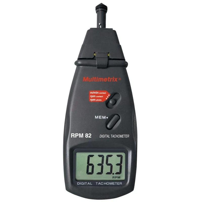 Chauvin Arnoux Multimetrix RPM 82 [P06236902]  Digital Tachometer with or without Contact.