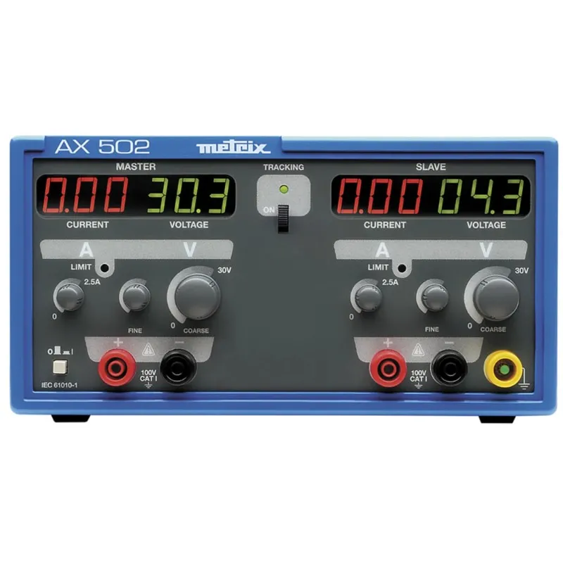 Chauvin Arnoux AX502 [AX0502A] 2-Channel, 30V / 2.5A Power Supply