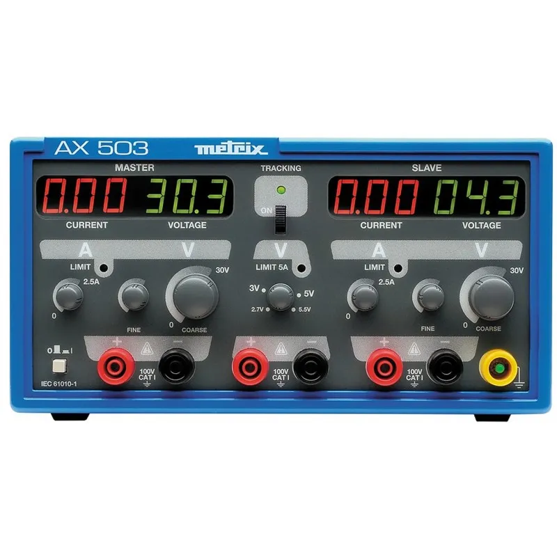 Chauvin Arnoux AX503 [AX0503A] 3-Channel, 2x 30V / 25A 1x 2755 / 5A Power Supply