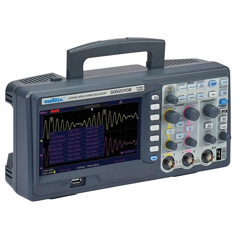Chauvin Arnoux Metrix® [DOX 2070B] 70 MHz, 2-Channel Benchtop Digital Oscilloscope