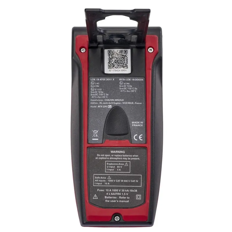 Chauvin Arnoux MTX 3297EX [MTX3297EX] 20A AC/DC Metrix Intrinsically Safe ATEX Digital Multimeter