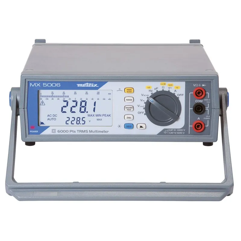 Chauvin Arnoux Metrix MX 5060 [MX5060] 1000V AC,  10A AC/DC True RMS Bench Digital Multimeter