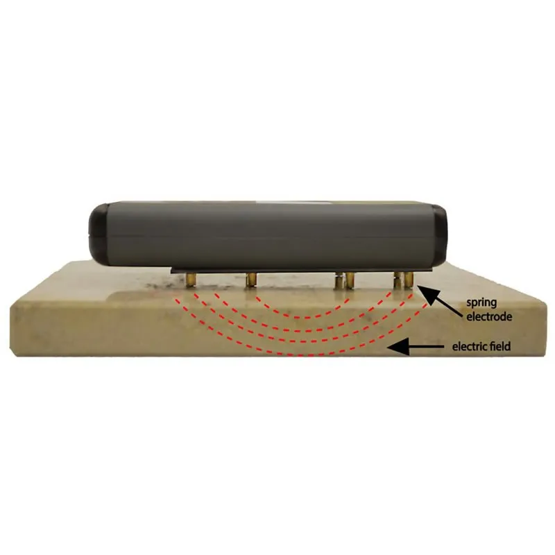 Checkline Caisson VI-D4 Concrete Moisture Meter With Integrated Spring-Loaded Electrodes