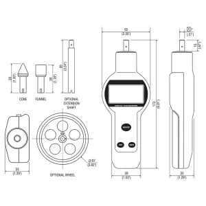 Checkline Hoto EHT-600 Digital Tachometer / Length Meter