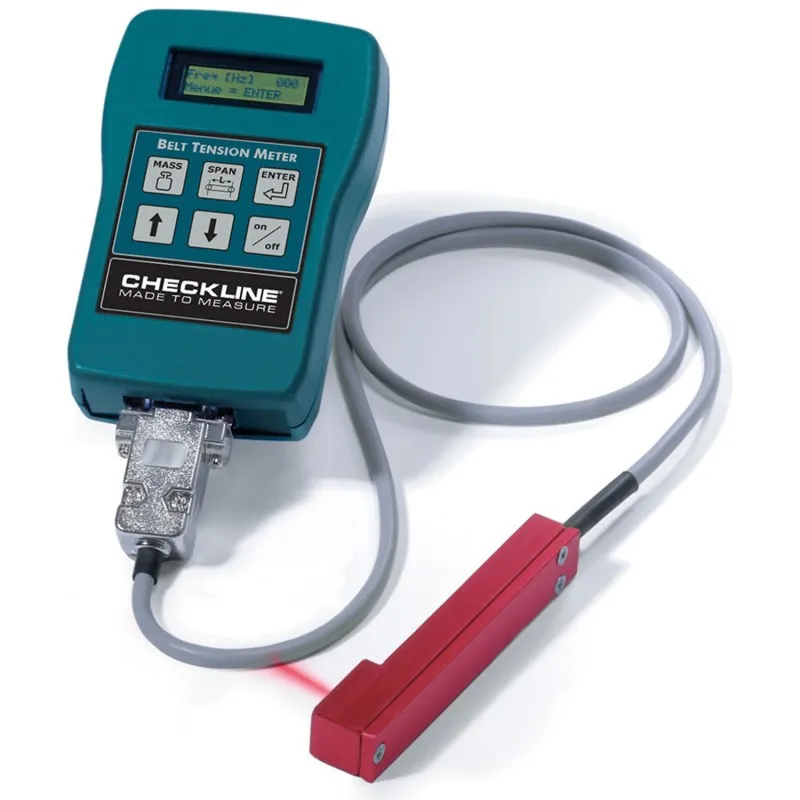 Checkline BTM-400Plus Digital Belt Tension Meter, Belt Frequency Meter, Sonic Tension Tester, Range 3 - 800 H