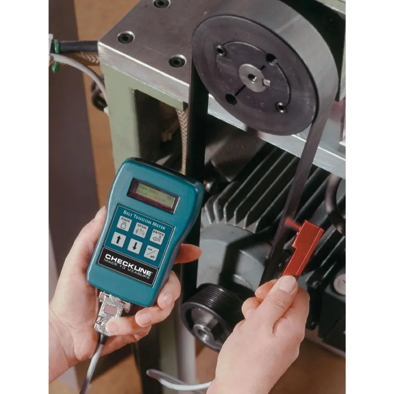 Checkline BTM-400Plus Digital Belt Tension Meter, Belt Frequency Meter, Sonic Tension Tester, Range 3 - 800 H