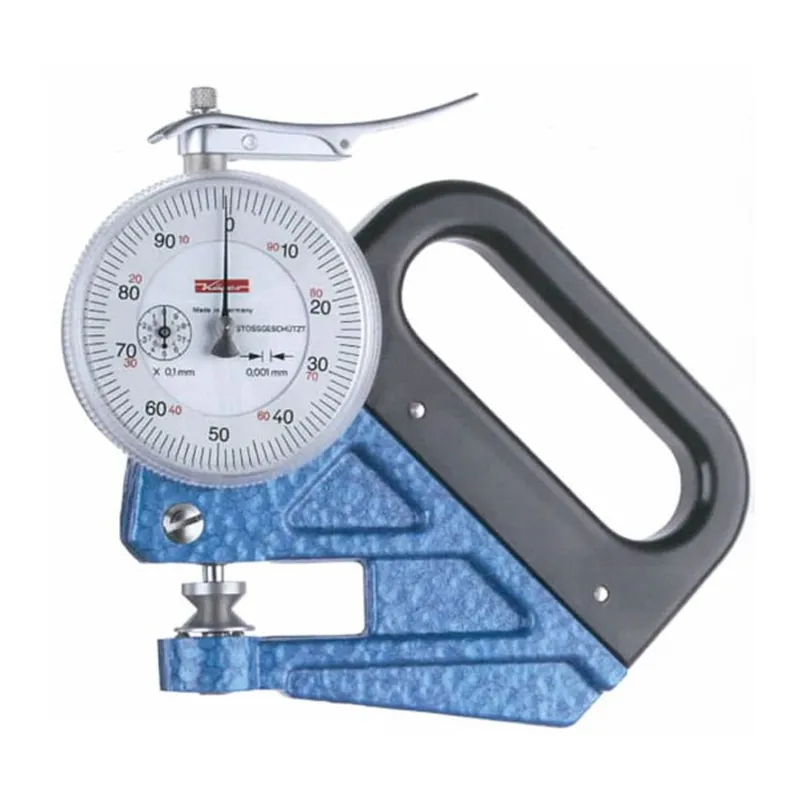 Checkline F-1101-30-01 Thin Foil Dial Thickness Gauge, Measuring Range 0.1 mm with 30 mm Depth of  Jaw