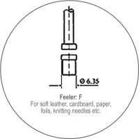 Checkline F-1101-30-01 Thin Foil Dial Thickness Gauge, Measuring Range 0.1 mm with 30 mm Depth of  Jaw