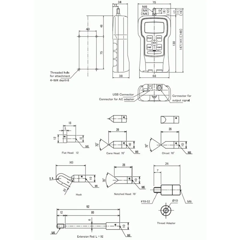 Checkline FGV-HXY High Capacity Digital Force Gauge (2 Models in this Product Family)