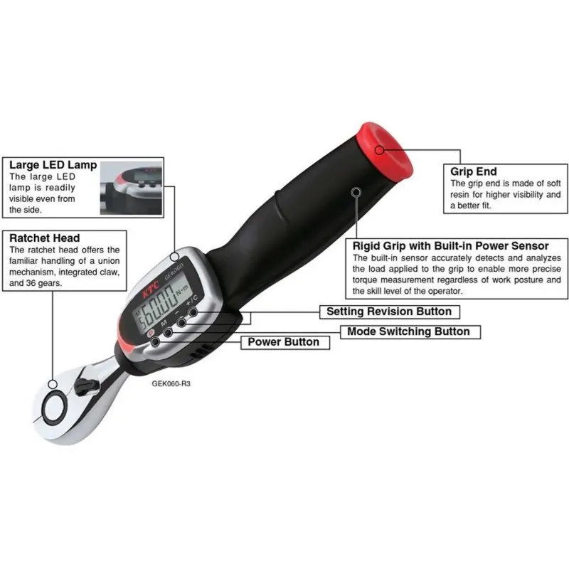 Checkline GEK Adjustable And Ratchet Digital Torque Wrenches (9 Models In This Product Family)