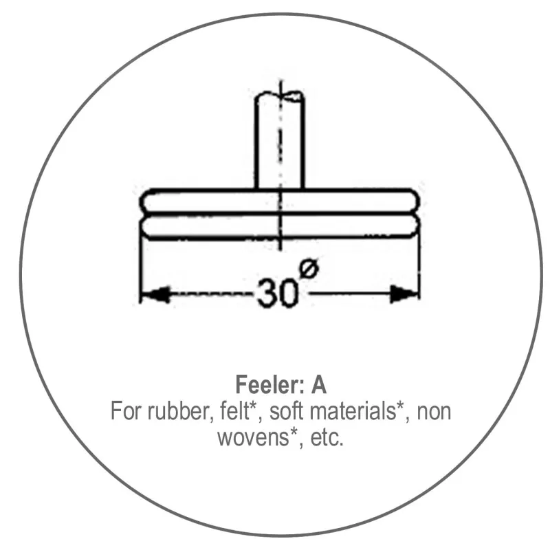 Checkline J-50 Analog Thickness Gauge with 50mm Jaw Depth