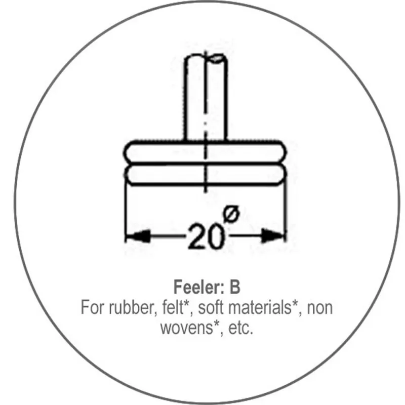 Checkline K-200 Analog Dial Thickness Gauge with 200mm / 7.87 in Jaw Depth