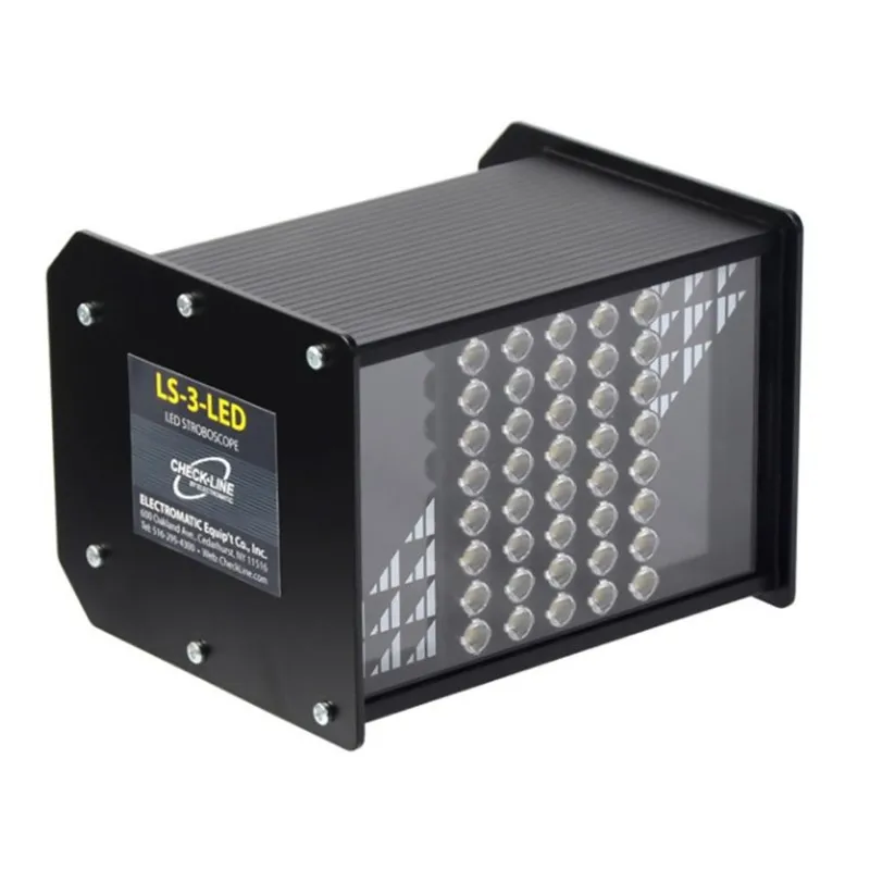 Checkline LS-3-LED Compact LED Inspection Stroboscope With Built-In Controller And AC Power Adapter