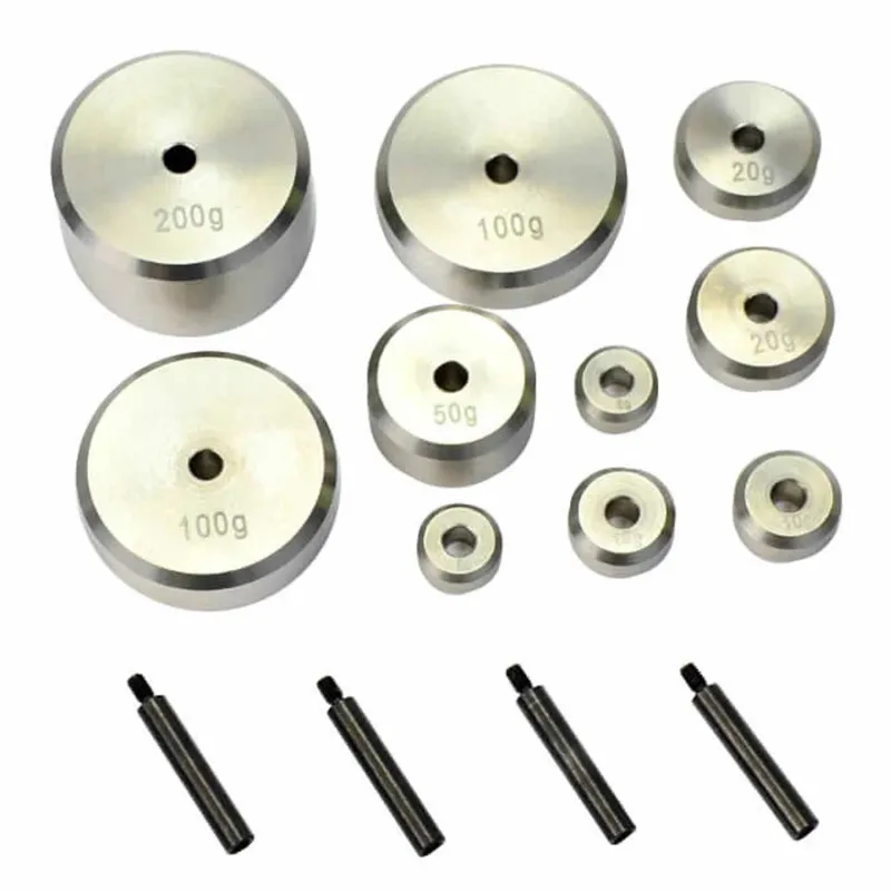 Checkline MTG-RINGS Stackable Ring Weight Set For MTG Thickness Gauge. Total Weight 520g