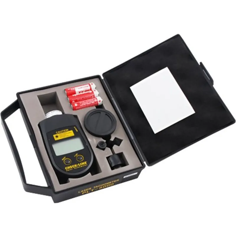 Checkline PLT-5000 Combination Contact and Non-Contact Laser Tachometer