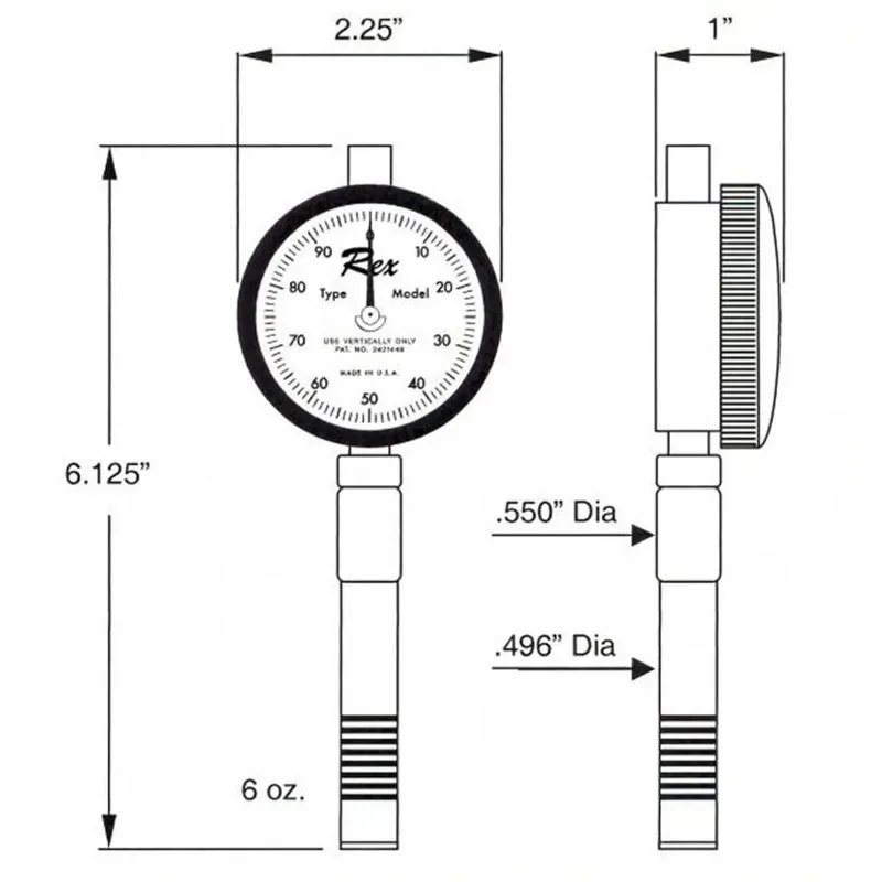 Checkline RX-1600 Dial Shore Durometer