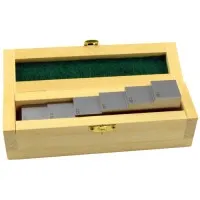 Checkline SB Series [SB6] 6-Step Steel Test Block, 0.050 / 0.100 / 0.250 / 0.400 /0.600 / 0.800 Inch - Uncertified, Supplied In Wood Case