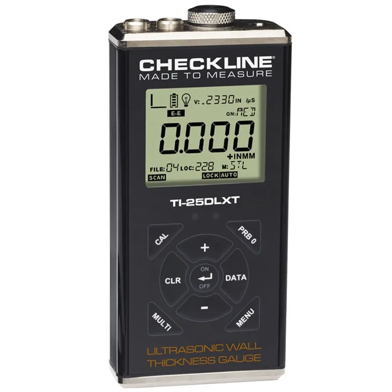 Checkline TI-25DLXT Ultrasonic Thickness Gauge With Data Memory