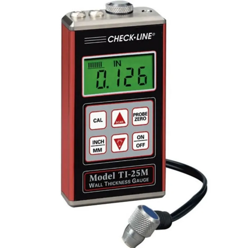 Checkline TI-25M [TI-25M] Ultrasonic Wall Thickness Gauge Complete Kit [DISCONTINUED] SEE TI-25MX
