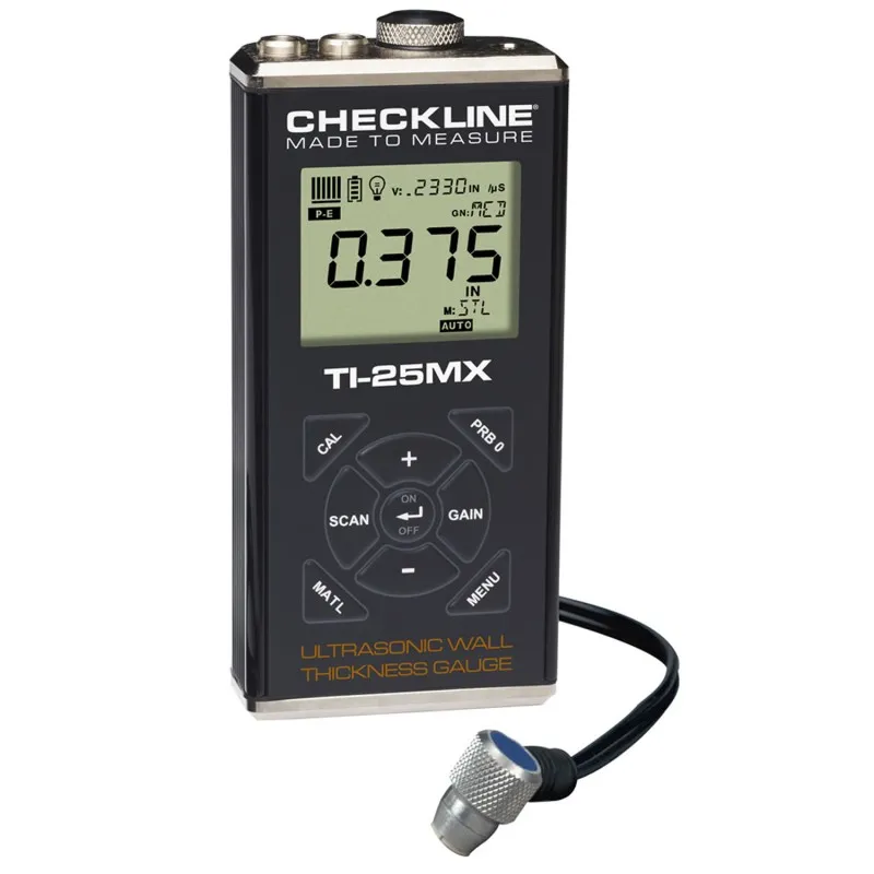 Checkline TI-25MX Ultrasonic Wall Thickness Gauge
