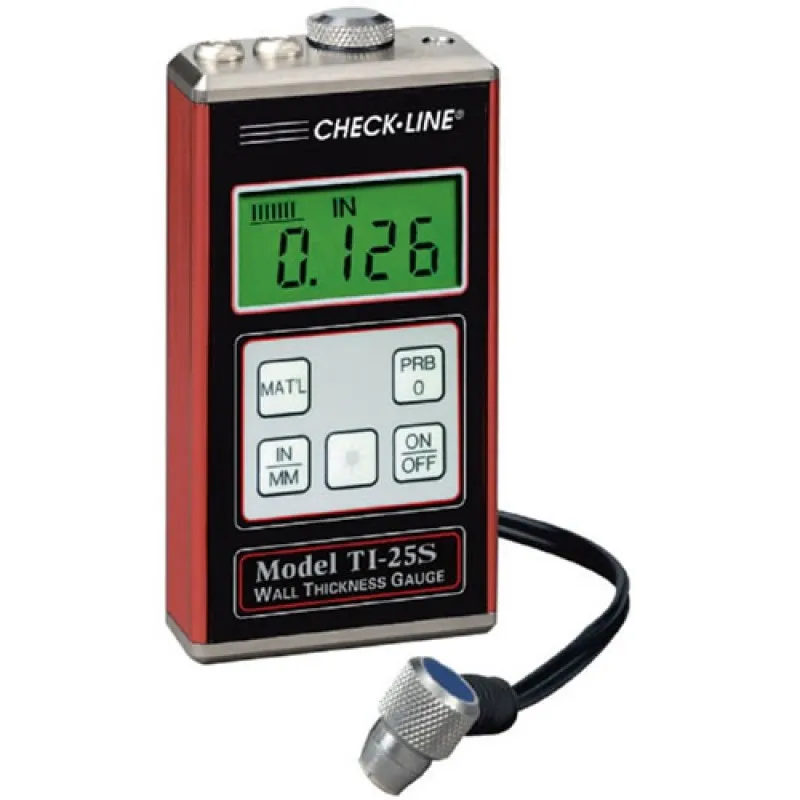 Checkline TI-25S [TI-25S] Ultrasonic Thickness Gauge Kit [DISCONTINUED] SEE TI-25SX