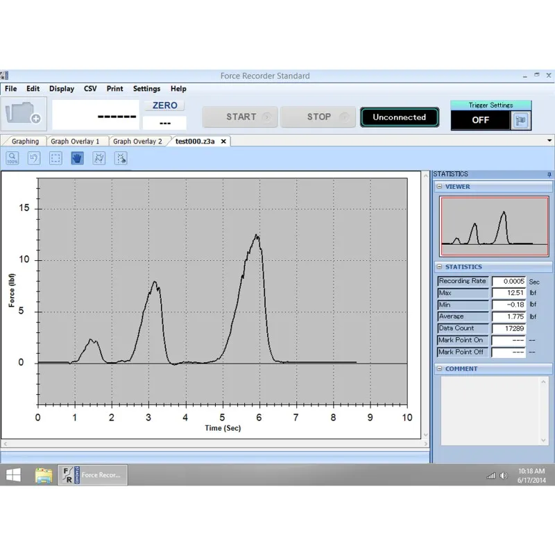Checkline ZTA-LM Digital Compression Force Gauge with Button Sensor (10 Models in this Product Family)