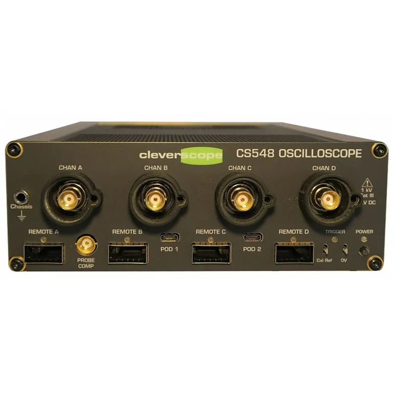 Cleverscope CS548 4-Ch 200MHz 500 MSa 14-bit Isolated Oscilloscope