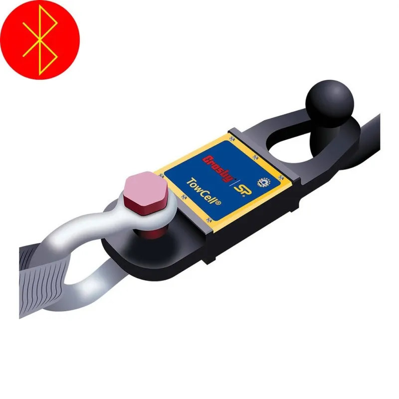 Crosby Straight Point Towcell [2789271] Bluetooth Wireless Load Cell, 5,620 lbs / 25kN