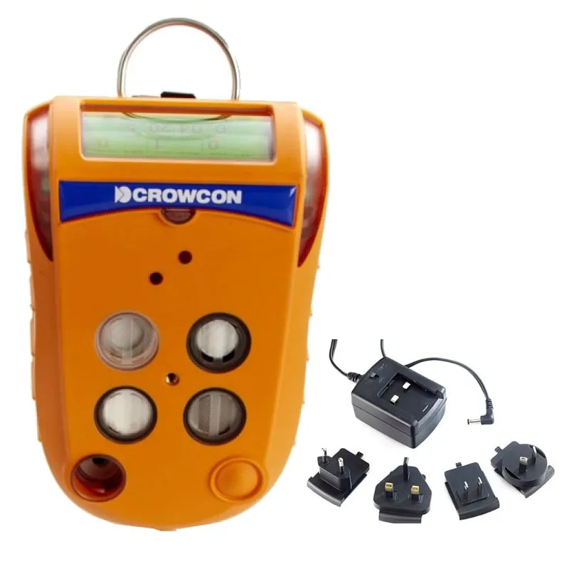 Crowcon Gas-Pro MED [GPPE8ABA-ZZZZFDOCZZ] 2-Gas Monitor, CH4 %LEL, O2, Pumped With Multi-region Charger, Without Cradle