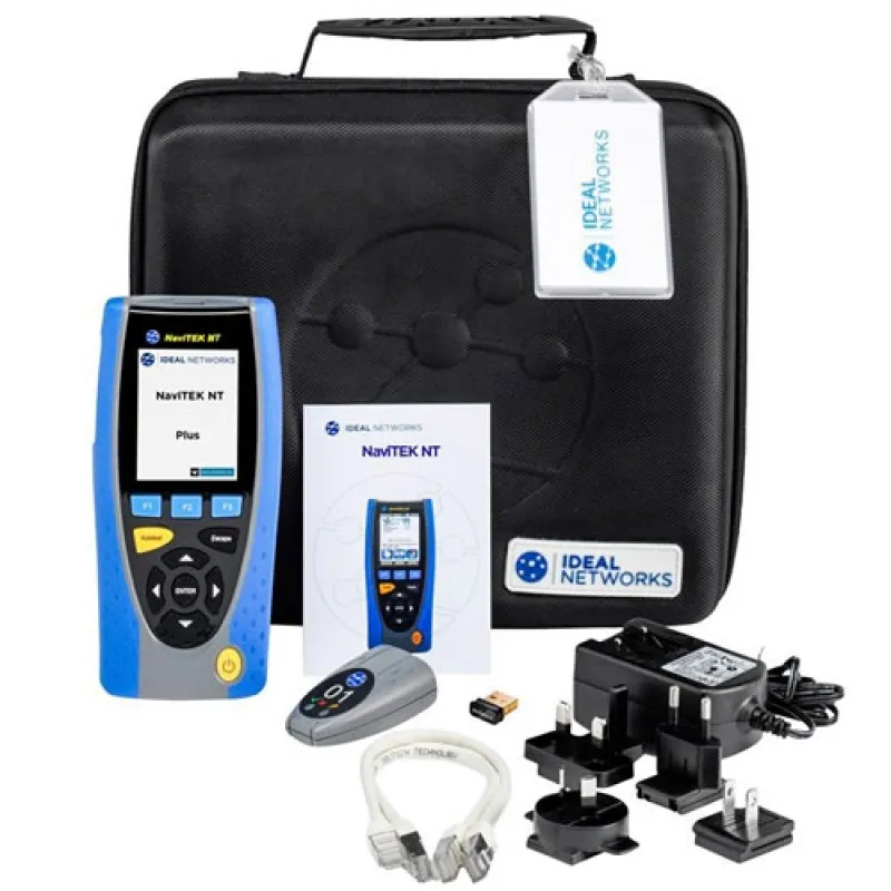 IDEAL Networks NaviTEK NT Plus [R151005] Copper and Fiber Network Troubleshooter with Touchscreen
