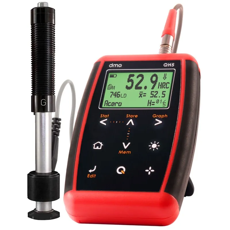 DMQ Demeq QH5 [QH5G] Leeb Metal Hardness Tester Complete Kit w/ Type G Impact Device