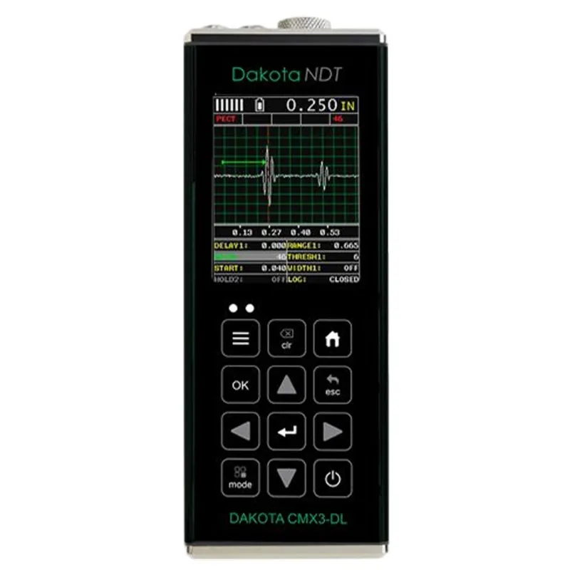 Dakota NDT CMX3-DL [Z-187-0005] Data-Logging Corrosion Thickness Gauge, Color Display with A/B Scan Modes