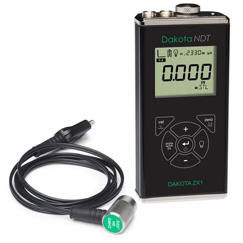 Dakota NDT ZX1 [Z-300-0003] Corrosion Thickness Gauge With T-102-2000 Probe