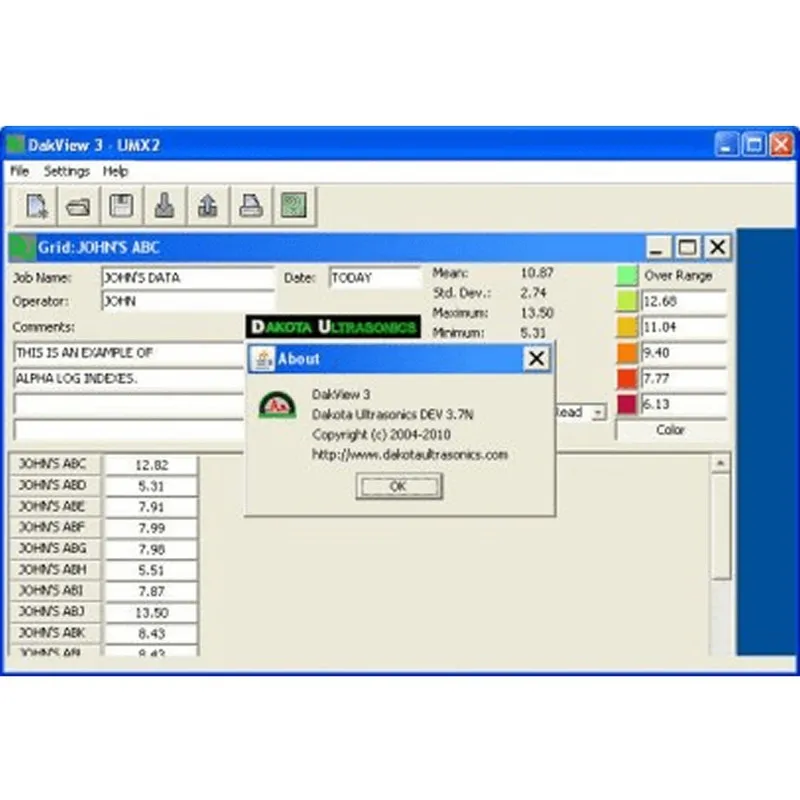 Dakota NDT A-206-7001 DakView PC Software CD