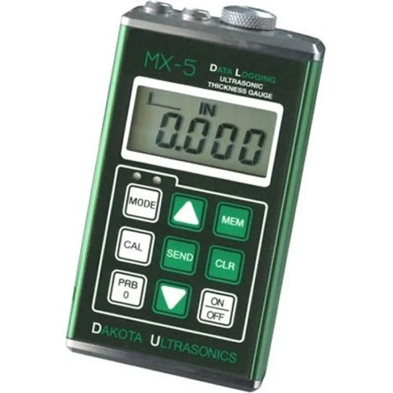 Dakota Ultrasonic MX-5DL Data-Logging Ultrasonic Coating & Wall Thickness Gauge