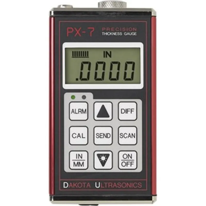 Dakota Ultrasonic PX-7 Precision Ultrasonic Wall Thickness Gauge