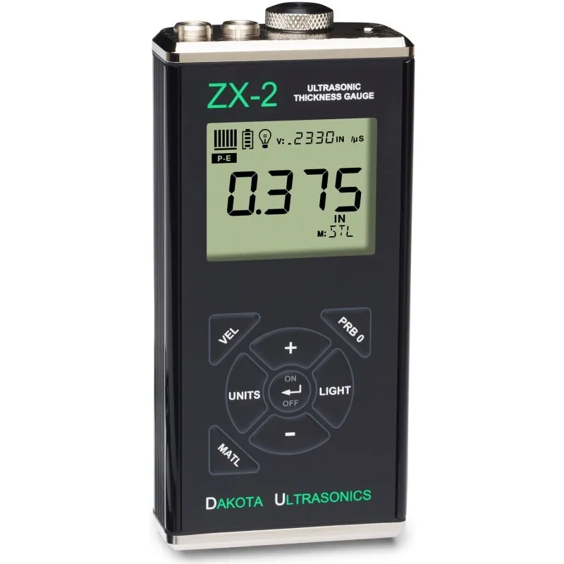 Dakota Ultrasonics ZX-2 [Z-301-0001] Thickness Gauge Complete Kit with T-102-2000 (0.60 - 199.9 mm)
