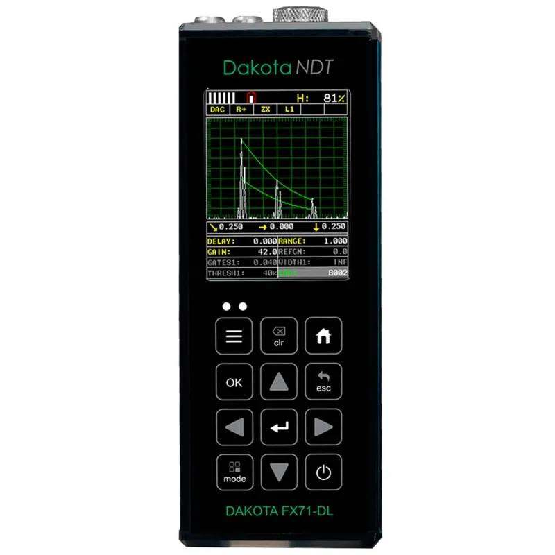 Dakota NDT FX71-DL (DFX-7+) [Z-221-0005] Ultrasonic Flaw Detector, Transducers Sold Separately